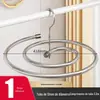 Secador de roupas espiral de aço inoxidável para cobertores, cabide espiral para varanda, uso doméstico para pendurar e secar lençóis e capas de edredom