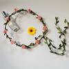 Corona de flores transfronterizas, accesorios para el cabello para viajes de playa, simulación de rosas, novias, Mori Girl, diadema, venta al por mayor