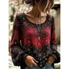 2026 Site Independente Transfronteiriço Amazon Novo Mais Vendido Estampa Digital 3D Moda Feminina Gola Redonda Top Florido Camiseta