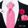 Corbata para Hombre, Pañuelo Cuadrado, Gemelos, Broche Set de 4 Piezas para Banquete de Negocios Decoración de Traje Camisa Corbata de Moda Fábrica Shengzhou