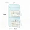 Bolsa de armazenamento para organizar meias e roupas íntimas, organizador de pendurar, rede para pendurar roupas íntimas e calcinhas, adequado para armários e quartos de dormitório