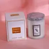 Vela aromática de cera de planta grande em vidro em relevo feita à mão, sem fumaça, vela criativa para fragrância de casa, presente