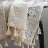Cortina Le Xuan Show Estilo Nórdico Ins Encaje Blanco Día de San Valentín Cortina Decoración de Boda al Aire Libre Cortina de Dormitorio sin Perforaciones