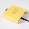 Caixa de joias de filme PE amarelo limão fresco, emblema, moeda comemorativa, relógio, pulseira, colar, caixa de exibição, caixa de armazenamento