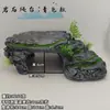 Plataforma hexagonal para tomar el sol de dinosaurio y tortuga grande Refugio para acuario Ultrapequeño Dos en uno Fabricante de Venta Directa Fábrica Transfronteriza Una Pieza