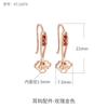 Aretes de Plata S925 Accesorios Aretes Materiales de Producción DIY Simples con Bandeja Colgante Soporte para Aguja de Oreja Plata Accesorios de Joyería para la Oreja