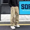 Pantalones Largos Casuales Rectos Alta Calidad Moda Retro Nuevo Diseño Ropa de Hombre Plisados Versátiles Color Sólido Temporada de Primavera Otoño En Stock