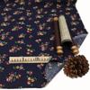 Tecido Algodão Linho Linho Estampado Roupa Saia Pano de Almofada Toalha de Mesa Artesanal DIY Casaco Acolchoado de Algodão Jasmim