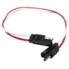 Cable de Extensión Impermeable Personalizado de 2 Pines Americanos Sae Calibre 18AWG Longitud 12 pulgadas Conector de Remolque Cable