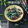 8*12mm Cuentas Sueltas de Bambú Aventurina Verde Natural Accesorios para Joyería DIY Pulsera Collar Cuentas de Jade Mayoreo