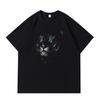 Camiseta de hombre y mujer con estampado de bestia, verano casual, combinable con todo, marca de moda, holgada, tops de hombre y mujer, ropa de pareja, oversize