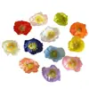 Cabeza de flor de amapola artificial de 7.5CM material para peinado de horquilla DIY accesorio para tocado broche para ropa accesorio para sombrero