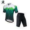 Xintown Roupa de Ciclismo Secagem Rápida Conjunto de Camisa e Bermuda de Ciclismo Masculina Bicicleta de Estrada Secagem Rápida Manga Curta Justa