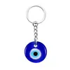 Amazon Llavero Colgante Ojo del Diablo Azul Explosivo Ojo Turco Vidrio Joyería Colgante