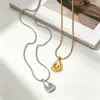 Lele Jewelry Moda Más Vendido Acero Inoxidable Simple Colgante Geométrico Collar Joyería con un Diseño Único y Elegante para Mujeres