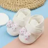 Venta Directa de Fábrica Zapatos de Algodón para Bebés de 0 a 12 Meses Estilo Invierno Unisex Zapatos para Bebés Pre-caminantes Calcetines de Gamuza Suela Suave Zapatos para Niños Pequeños