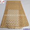 Padrão geométrico liso macio transparente solúvel em água renda oca strass tecido vestido de noiva acessórios de vestido