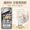 Bolsas Populares con Cordón Esmerilado de Dibujos Animados en Stock para Cosméticos, Bolsas Transparentes de Plástico PE para Almacenamiento de Ropa de Viaje