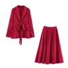 Ins Moda Europeia e Americana Transfronteiriça 2026 Novo Estilo Moda Amazon Atacado Feminino Estilo Comuter Elegante Conjunto de Duas Peças