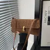 Bolsa Pequeña Cuadrada Hermosa y de Moda de un Solo Hombro para Debajo del Brazo, Estilo Coreano con Cerradura Única de Estampado de Leopardo, Nueva Tendencia de Moda Coreana Otoño 2026