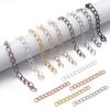 Corrente Extensora de Pulseira Ajustável de Ferro com Cauda Preservadora de Cor Corrente Extensora Acessórios de Joalheria DIY Feitos à Mão Corrente Atacado