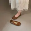 Zapatos planos estilo ballet franceses de una sola pieza para mujer, nueva colección 2026, con lazo, diseño de hada retro, perfectos con vestidos, y con diseño de punta dividida