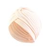 Turbante grueso de algodón con burbujas, gorro indio para quimioterapia, TJM-30