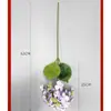Flor artificial de fronteira, hortênsia de cabeça única com película 3D, hortênsia semiacabada para arranjos florais, hortênsia artificial, flor artificial, arranjo floral de casamento