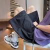 Pantalones Cortos Cargo de Seda de Hielo de Secado Rápido para Hombre Verano Ropa Exterior 2025 Nuevos Pantalones de Playa Finos de Cinco Puntos Sueltos Casuales de Longitud Media