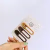 Grampo de Cabelo Macaron Cor Degradê Estilo Ins Grampo de Cabelo Cor Doce Clipe de Uma Palavra Clipe para Franja Acessórios de Cabelo Fofos Agente de Atacado