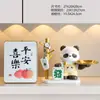 Adornos Creativos de Panda para el Hogar de Resina Estilo Ins Plantas Suculentas Pequeñas en Maceta Decoración para Escritorio de Sala de Estar de Casa Regalos