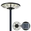 Iluminación Solar para Patio Exterior Impermeable Jardín Comunitario Villa Poste Alto Luz de Paisaje Farola Platillo Volador Súper Brillante