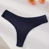 Roupa íntima feminina sexy com fio transfronteiriça, roupa íntima feminina europeia e americana, esportiva, sem costura, cintura baixa, calcinha feminina de algodão, shorts triangulares