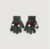 Set de Guantes de Lana y Bufanda Navideños, Lindo y Cálido, Pantalla Táctil, Dedos Separados, Unisex, Otoño e Invierno, Dibujos Animados para Niños