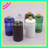 Botella Chubby de Hombro Plano de 300 ml con Tapa de Aluminio Blanco Botella para Hidrosol Botella para Aceite Esencial Botella de 300 ml con Tapa de Rosca de Aluminio Botella para Detergente para Ropa