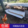 Alimentador automático para patos y gansos para cría de pollos bebedero comedero para patos comedero de polipropileno grueso comedero para aves de corral bebedero