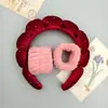 Set de Diadema y Muñequeras de Esponja para Nube Transfronterizo para Mujer, Terciopelo Estrellado con Pedrería Estilo Ins Accesorios para el Cabello de Celebridades de Internet Coreanas