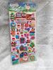 Ventas directas transfronterizas Pegatinas de burbujas tridimensionales de Papá Noel Pegatinas de dibujos animados para niños doradas rosas Pegatinas con tema navideño