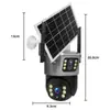 Câmera CCTV PTZ de Lente Dupla com Alimentação Solar V