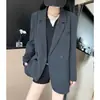 Blazer Casual para Mujer Alta Tallas Grandes 2026 Otoño e Invierno Nuevo Diseño Chaqueta Estilo Perezoso