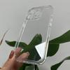 Adecuado para iPhone 18, Funda de Acrílico Transparente de Alta Precisión para Teléfono, Doble Capa Anti-Caídas TPU+PC, Funda Dura de Alta Transparencia para Apple