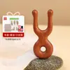Pente de Massagem de Sândalo com Furos, Pente de Madeira Sapo, Coçador de Nariz, Pente de Massagem de Sândalo, Pente com Cabeça de Bola, LOGO Gravado