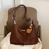 Bolso de Terciopelo Gamuzado para Mujer 2026 Nuevo de Moda Otoño Retro Merade Bolso Cruzado de Hombro Bolso Tote de Gran Capacidad