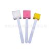 Kit de anestesia com escova de esponja, escova para limpeza da pele, escova aplicadora para feridas em pacientes, escova colorida com cabo reto (personalizável)