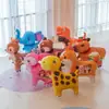 Balão de Folha de Alumínio de Animal que Anda Novo Balão de Animal de Estimação que Anda Desenho Animado Decoração de Festa de Aniversário Infantil Presente de Barraca de Rua