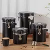 Tanque de armazenamento de grãos de café Binco aço inoxidável grau alimentício tanque selado para pó de café válvula de exaustão unidirecional armazenamento