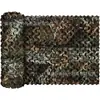 Rede de Camuflagem para Caça na Selva Rede de Proteção Solar Tática para Veículos Cobertura de Camuflagem 3D para Exterior Rede Decorativa de Camuflagem de Camada Única para Jardim