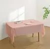 Toalhas de Mesa Descartáveis de Cor Sólida em PEVA para Festas e Feriados, 137*183cm, Em Estoque para Venda por Atacado, Exclusivamente para Fornecimento Transfronteiriço