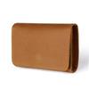 Bolsa para Tarjetas de Cuero Crazy Horse de Venta Caliente Transfronteriza Botón Oscuro Cuero Genuino Billetera Multifuncional Capa Superior Piel de Vaca Set de Tarjetas Bifold para Hombre
