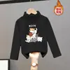 Camiseta Interior de Terciopelo Transfronteriza para Niños y Niñas Otoño e Invierno Engrosada Cálida Todas las Combinaciones Top Primavera y Otoño Nueva Ropa Infantil de Manga Larga